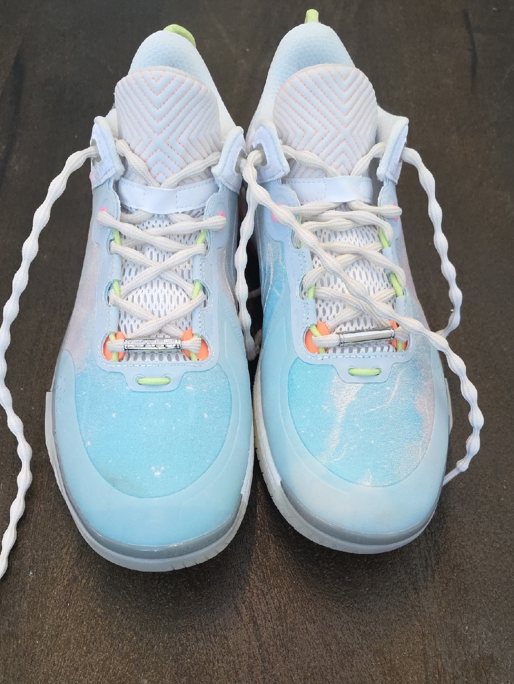 Way Of Wade Light Blue Athletic Volleyball - Size 9 Comfortable Everyday Shoes